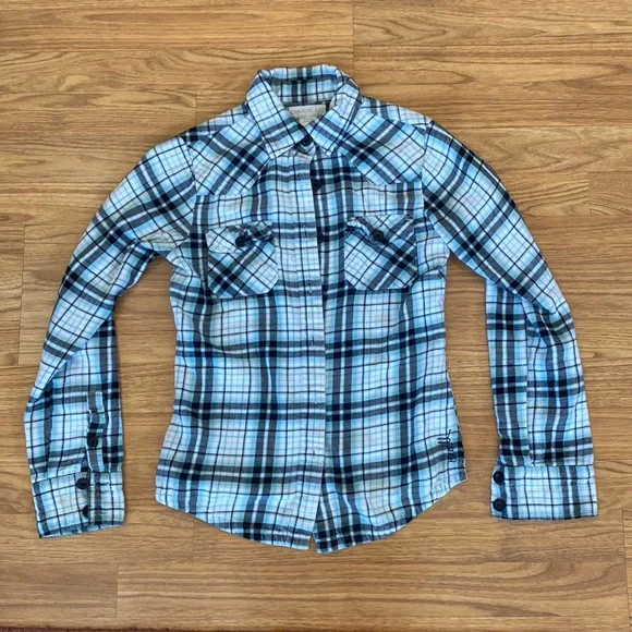 O’Neill Flannel shirt Size Small S Junior/girls - Picture 1 of 6